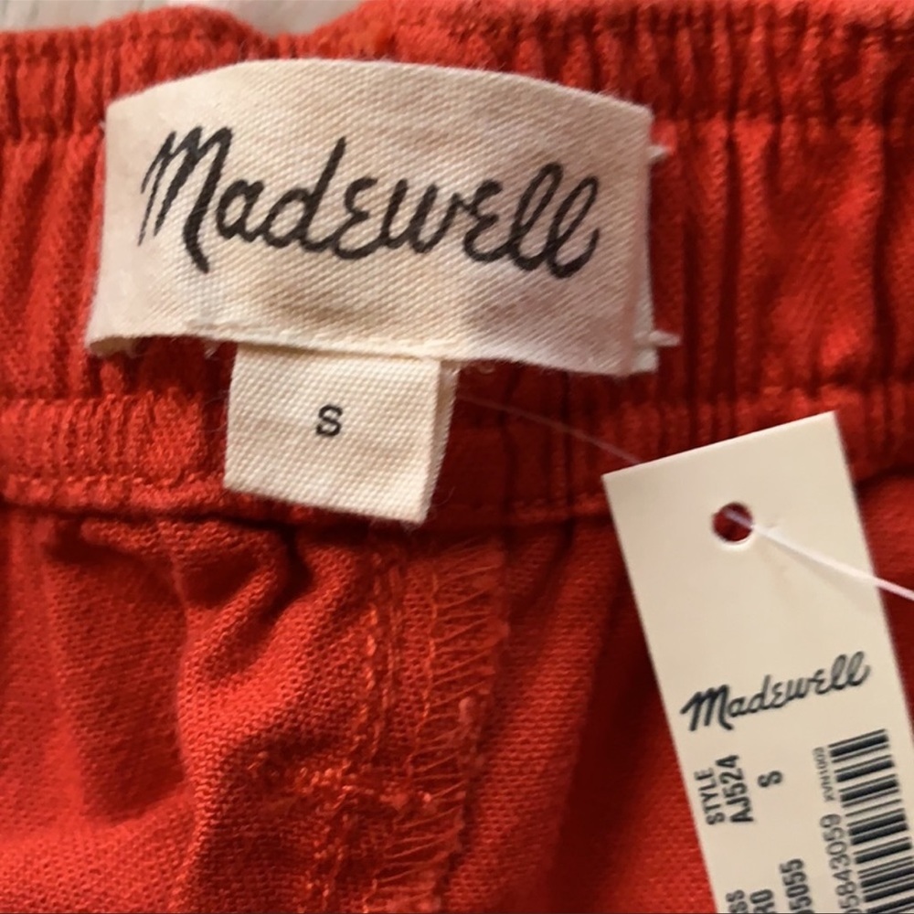 Madewell Camp Shorts in Fresh Chili - Picture 4 of 5